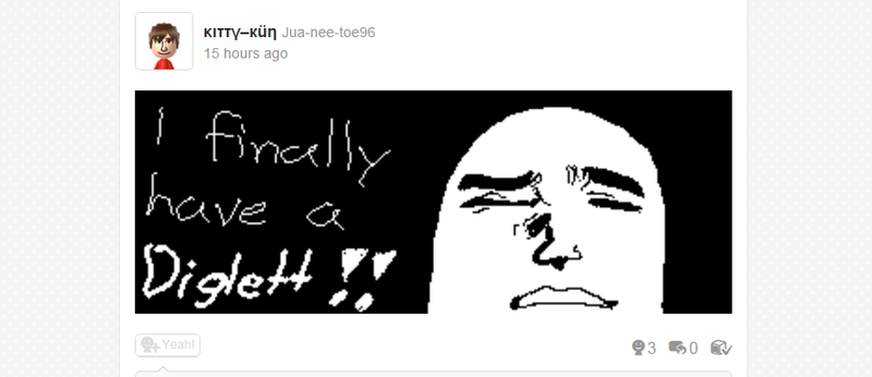 Illustration for article titled Pokémon Red, Blue and Yellow's Miiverse Is Amazing